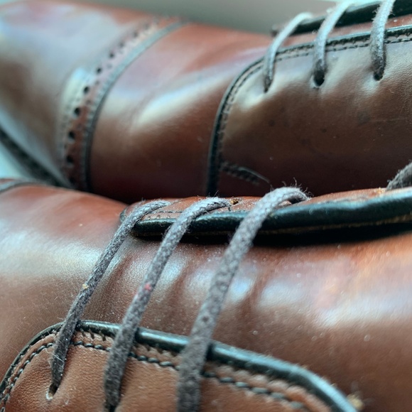 Allen Edmond Boulevard Cap Toe Shoe (Dark Chili)